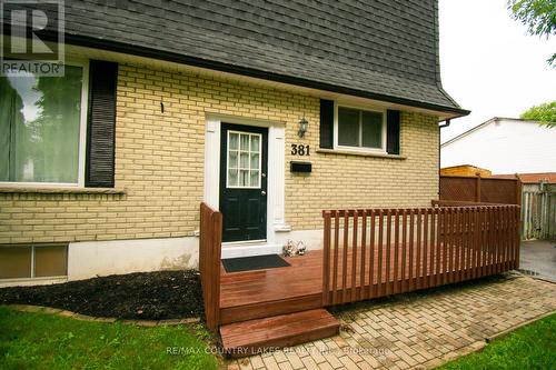 381 Vancouver Crescent, Oshawa, ON - Outdoor With Deck Patio Veranda With Exterior