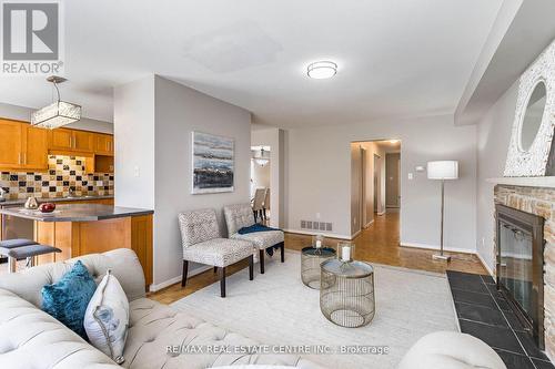 139 Richvale Drive S, Brampton, ON - Indoor Photo Showing Living Room With Fireplace