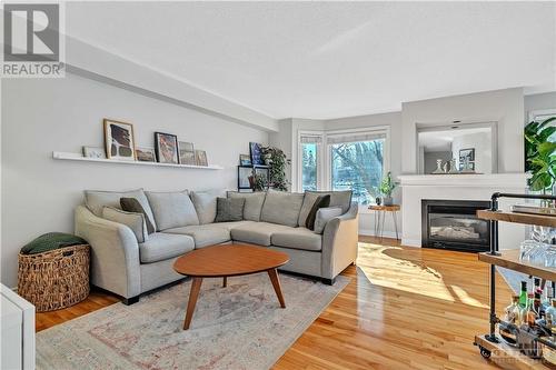 1637 Locksley Lane, Ottawa, ON - Indoor Photo Showing Living Room With Fireplace