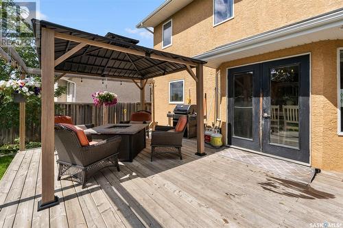 218 Carr Lane, Saskatoon, SK - Outdoor With Deck Patio Veranda With Exterior