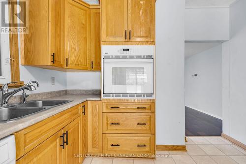 186 St Julien Street, London, ON - Indoor Photo Showing Kitchen With Double Sink