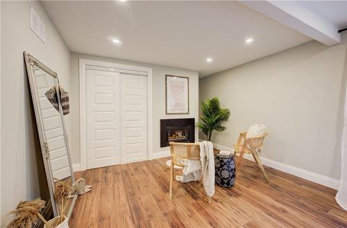 267 Ivon Avenue, Hamilton, ON - Indoor Photo Showing Other Room With Fireplace