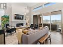 472 Sparrow Hawk Court, Kelowna, BC  - Indoor Photo Showing Living Room With Fireplace 