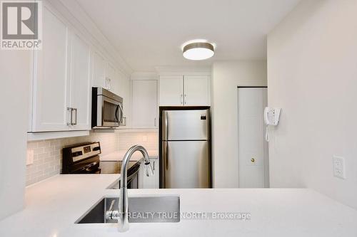 1208 - 140 Dunlop Street E, Barrie, ON - Indoor Photo Showing Kitchen With Stainless Steel Kitchen