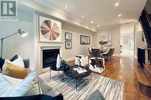 3008 Bayview Avenue, Toronto, ON - Indoor Photo Showing Living Room With Fireplace