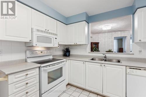 1607 - 1000 The Esplanade N, Pickering, ON - Indoor Photo Showing Kitchen With Double Sink