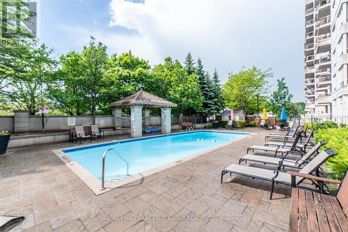 1607 - 1000 The Esplanade N, Pickering, ON - Outdoor With In Ground Pool With Backyard
