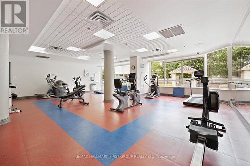 1607 - 1000 The Esplanade N, Pickering, ON - Indoor Photo Showing Gym Room