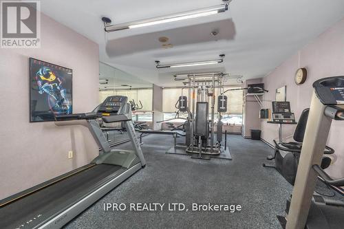 909 - 10 Laurelcrest Street, Brampton, ON - Indoor Photo Showing Gym Room