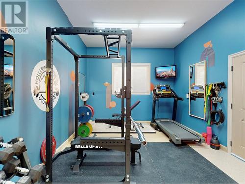 360 Mule Deer Drive, Osoyoos, BC - Indoor Photo Showing Gym Room