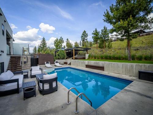 1345 Rockcress Drive, Kamloops, BC - Outdoor With In Ground Pool With Backyard