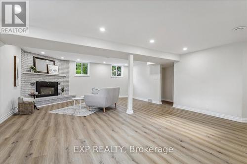 143 Broker Drive, Hamilton, ON - Indoor With Fireplace