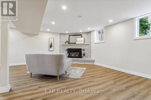 143 Broker Drive, Hamilton, ON - Indoor With Fireplace