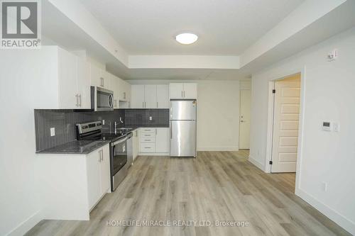 604 - 107 Roger Street, Waterloo, ON - Indoor Photo Showing Kitchen With Stainless Steel Kitchen