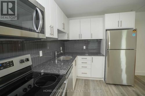 604 - 107 Roger Street, Waterloo, ON - Indoor Photo Showing Kitchen With Stainless Steel Kitchen