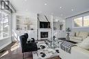 32 Ridgehill Drive, Brampton, ON  - Indoor Photo Showing Living Room With Fireplace 