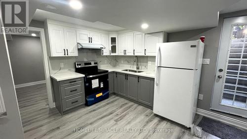 Lower - 25 Sewells Lane, Brampton, ON - Indoor Photo Showing Kitchen With Double Sink
