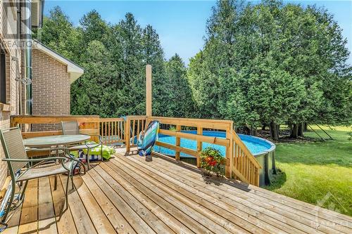 5171 Algonquin Road, Brockville, ON - Outdoor With Above Ground Pool With Deck Patio Veranda