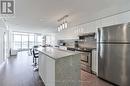 902 - 19 Singer Court, Toronto, ON  - Indoor Photo Showing Kitchen With Stainless Steel Kitchen With Upgraded Kitchen 