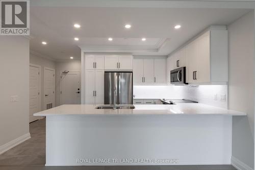 207 - 1975 Fountain Grass Drive, London, ON - Indoor Photo Showing Kitchen With Upgraded Kitchen