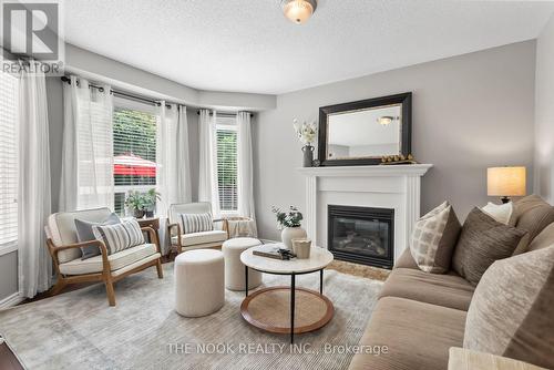 473 Nottingham Crescent, Oshawa, ON - Indoor Photo Showing Living Room With Fireplace