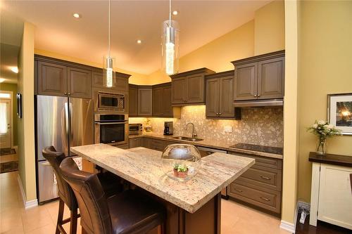 26 Toulon Avenue, Hamilton, ON - Indoor Photo Showing Kitchen With Stainless Steel Kitchen With Double Sink With Upgraded Kitchen