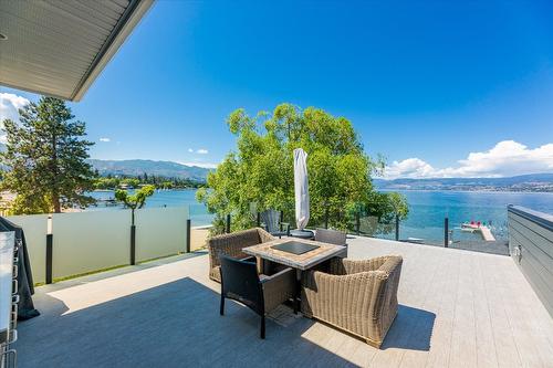 4096 Lakeshore Road, Kelowna, BC - Outdoor With Body Of Water With Deck Patio Veranda With View