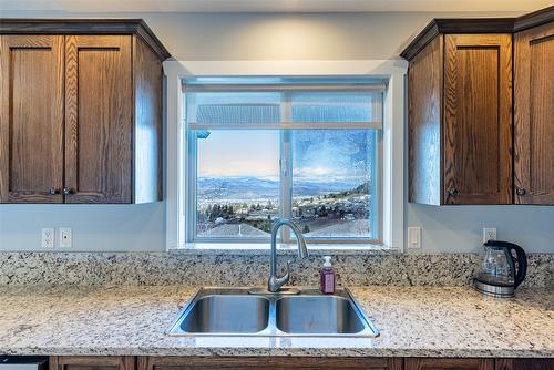 1623 Sunrise Road, Kelowna, BC - Indoor Photo Showing Kitchen With Double Sink
