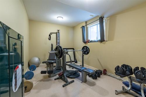 1623 Sunrise Road, Kelowna, BC - Indoor Photo Showing Gym Room