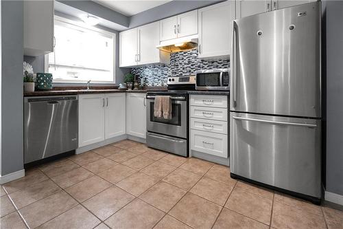 1328 Upper Sherman Avenue|Unit #6, Hamilton, ON - Indoor Photo Showing Kitchen With Stainless Steel Kitchen