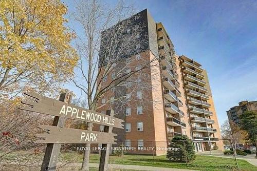 303-3145 Queen Frederica Dr, Mississauga, ON - Outdoor With Balcony With Facade