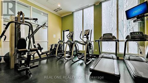 2203 - 7 Lorraine Drive, Toronto, ON - Indoor Photo Showing Gym Room