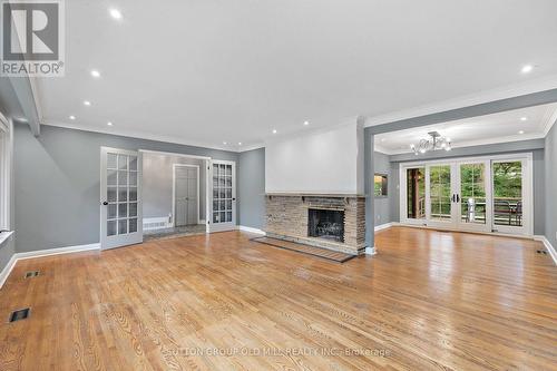 1482 Merrow Road, Mississauga, ON - Indoor Photo Showing Living Room With Fireplace