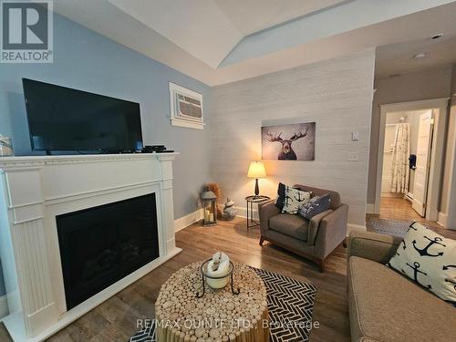 201 - 36 Hollow Lane, Prince Edward County (Athol), ON - Indoor Photo Showing Living Room With Fireplace