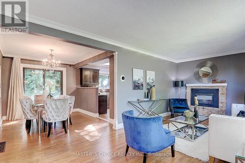 326 Jaybell Grove, Toronto, ON - Indoor With Fireplace