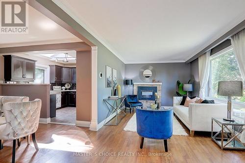 326 Jaybell Grove, Toronto, ON - Indoor With Fireplace