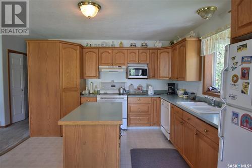 115 1St Avenue E, Debden, SK - Indoor Photo Showing Kitchen With Double Sink