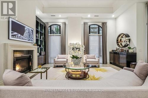 Th2 - 4 The Kingsway, Toronto, ON - Indoor Photo Showing Living Room With Fireplace