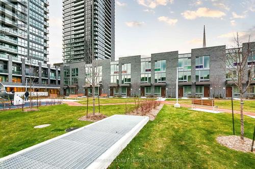 503 - 2 Sonic Way, Toronto, ON - Outdoor With Balcony With Facade