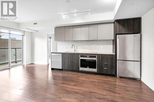 503 - 2 Sonic Way, Toronto, ON - Indoor Photo Showing Kitchen With Stainless Steel Kitchen