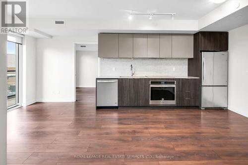 503 - 2 Sonic Way, Toronto, ON - Indoor Photo Showing Kitchen