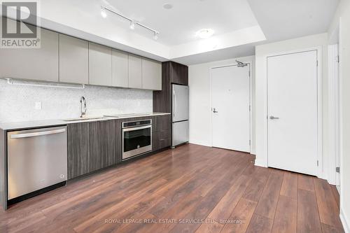 503 - 2 Sonic Way, Toronto, ON - Indoor Photo Showing Kitchen With Stainless Steel Kitchen