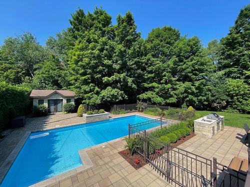 Cour - 14200 Rue Guillaume-Alarie, Mirabel, QC - Outdoor With In Ground Pool With Backyard
