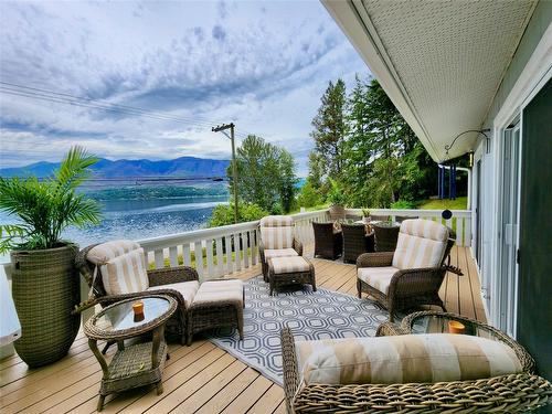 3027 Squilax Anglemont Road, Lee Creek, BC - Outdoor With Body Of Water With Deck Patio Veranda With Exterior