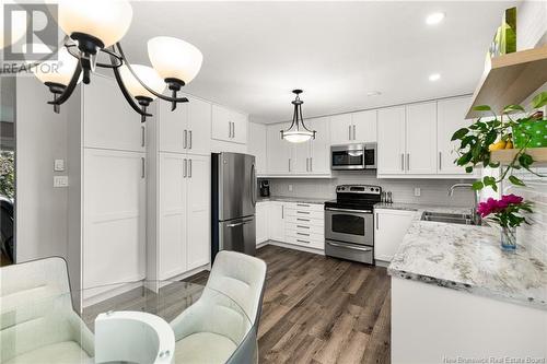 76 Berry Street, Moncton, NB - Indoor Photo Showing Kitchen With Double Sink