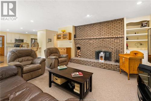 109 Redwood Dr, Moncton, NB - Indoor Photo Showing Living Room With Fireplace