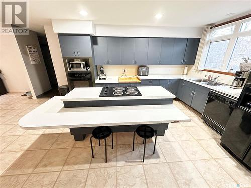 220 Ash Drive, Weyburn, SK - Indoor Photo Showing Kitchen With Double Sink