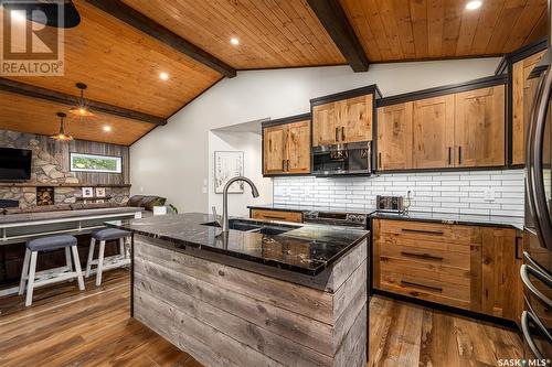 Paulhus Acreage, Moose Jaw Rm No. 161, SK - Indoor Photo Showing Kitchen With Double Sink