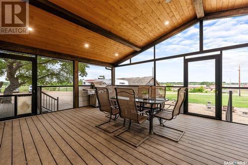 Paulhus Acreage, Moose Jaw Rm No. 161, SK -  With Deck Patio Veranda With Exterior