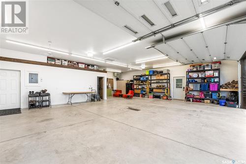 Paulhus Acreage, Moose Jaw Rm No. 161, SK - Indoor Photo Showing Garage